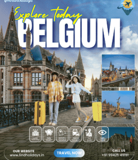 Belgium tour from Chennai featuring Brussels Bruges and Ghent